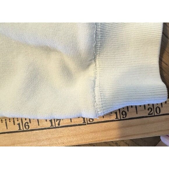 Nike womens White Rose Gold Cowl Neck Running Hoodie Sweatshirt Size Medium - Picture 7 of 12